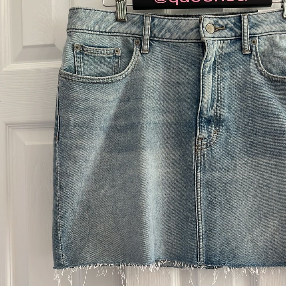 Lucky Brand Denim Mini Skirt Size 32 - Picture 3 of 11